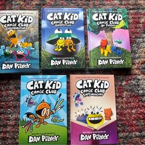 Cat Kid Comic Club - set of 5 books
